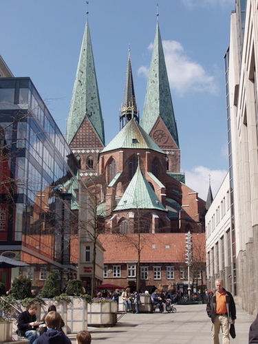 Lübeck Sankt Marien von außen