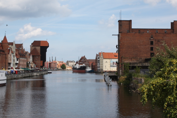 Danziger Hafen mit Krantor