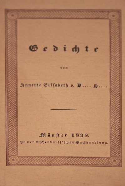 Die Ausgabe von 1838 aus der Meersburg