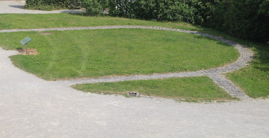 Verlauf des abgerissenen Chorraumes