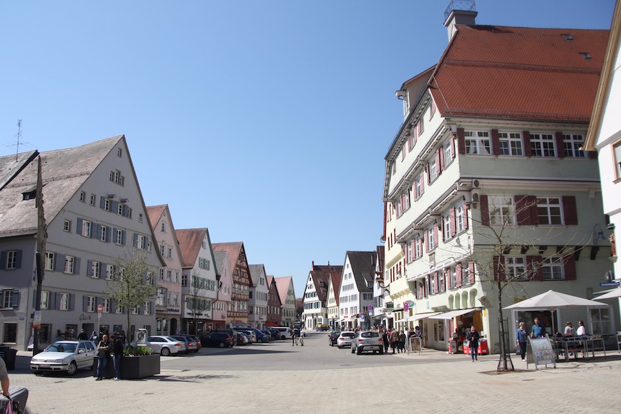 Fachwerkhäuser wie im Zustand vor Hunderten Jahren