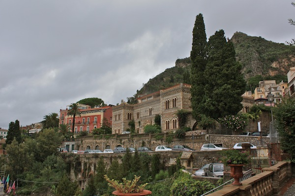 Ansicht der Oberstadt Taorminas