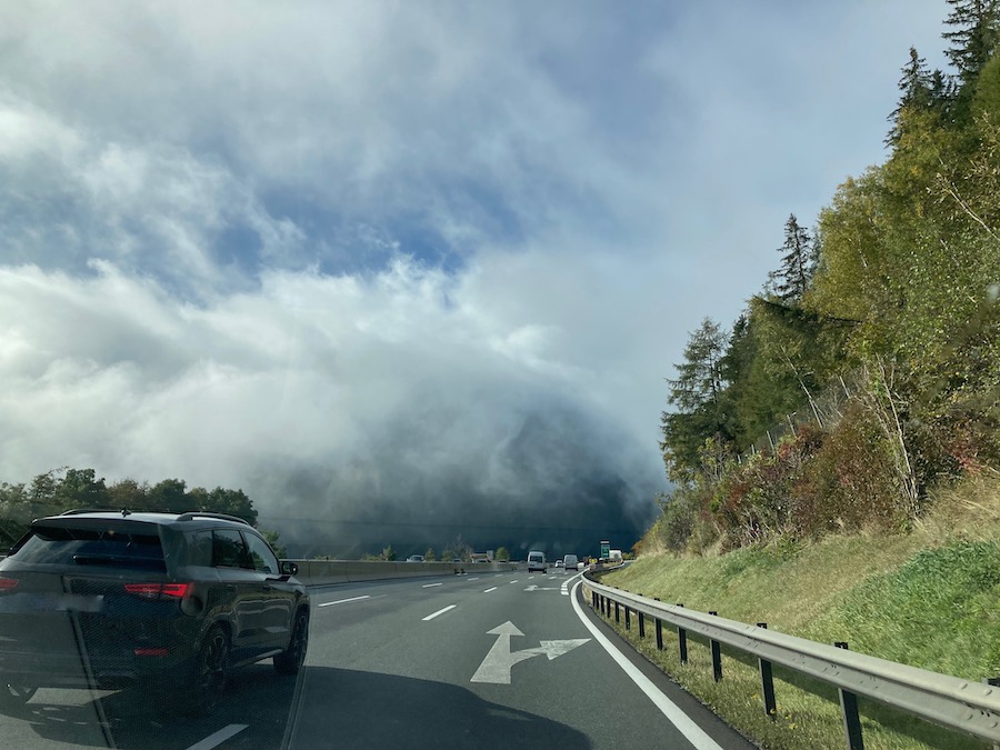 Nebel auf dem Brenner