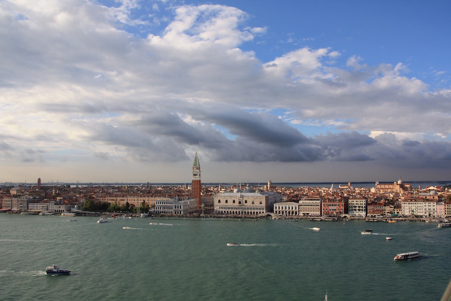 Venedigs Altstadt vom Campanile di San Giorgio aus