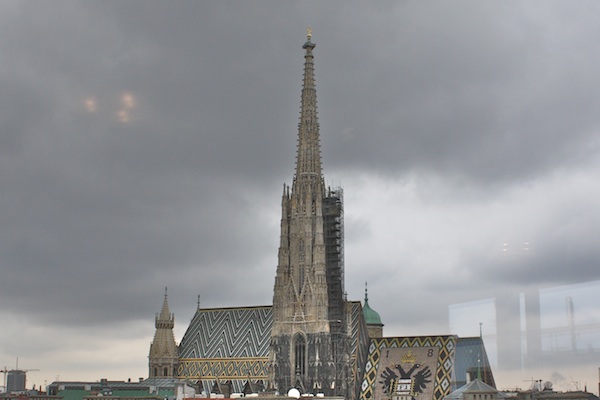 Stephansdom vom Sky-Caf gegenber