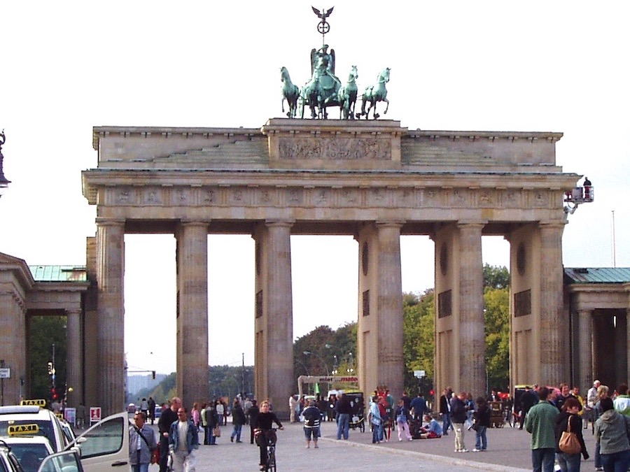 Das Brandenburgert Tor von Osten her