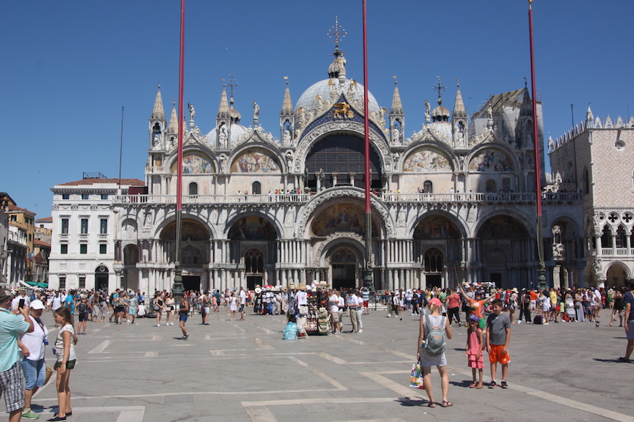 Fassade San Marco vom Markusplatz aus