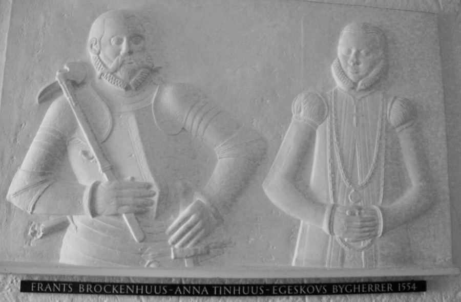 Frans Brockenhuus und seine Ehefrau Anna Tinhuus