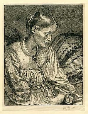 Anna Syberg, gemalt 1915 von Johannes Larsen