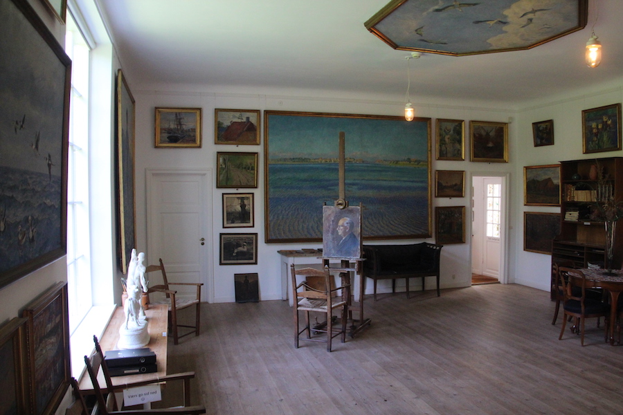 Johannes Larsens Arbeitszimmer