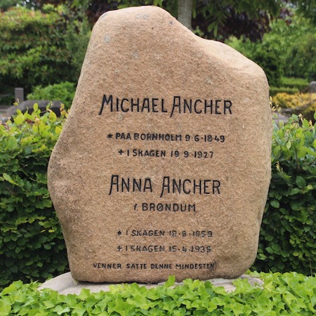 Das Grab von Anna und Michael Ancher