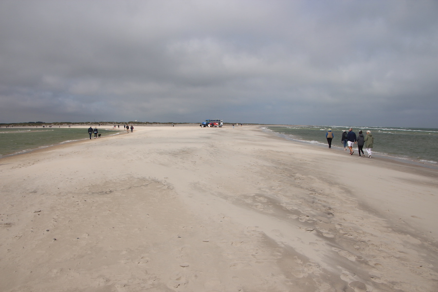Skagerrak (Nordsee, rechts) und Kattegat (Ostsee, links) fließen zusammen