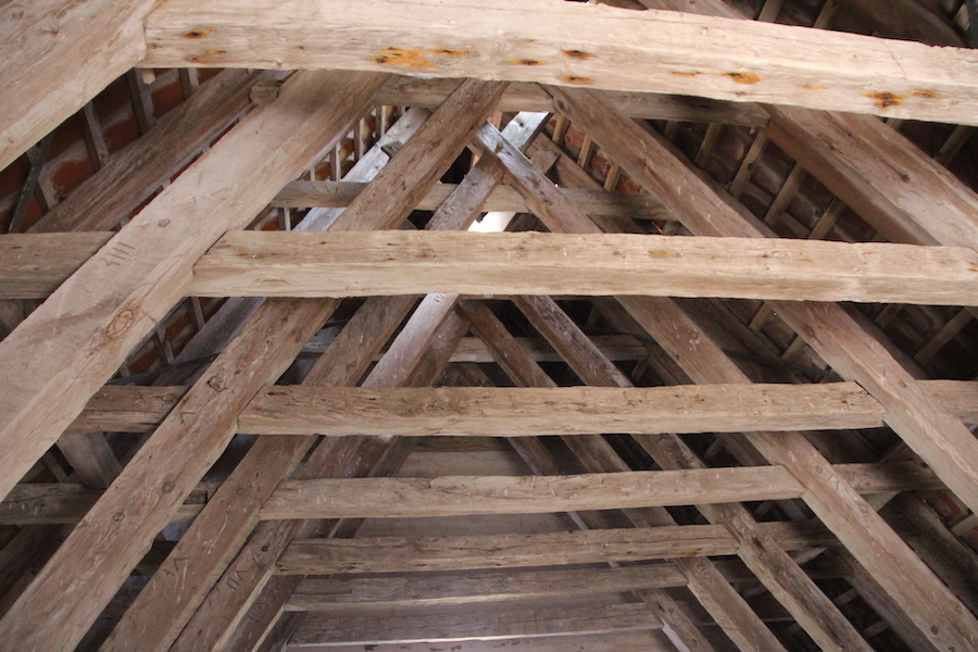 Dachkonstruktion der Skagener Sandkirche