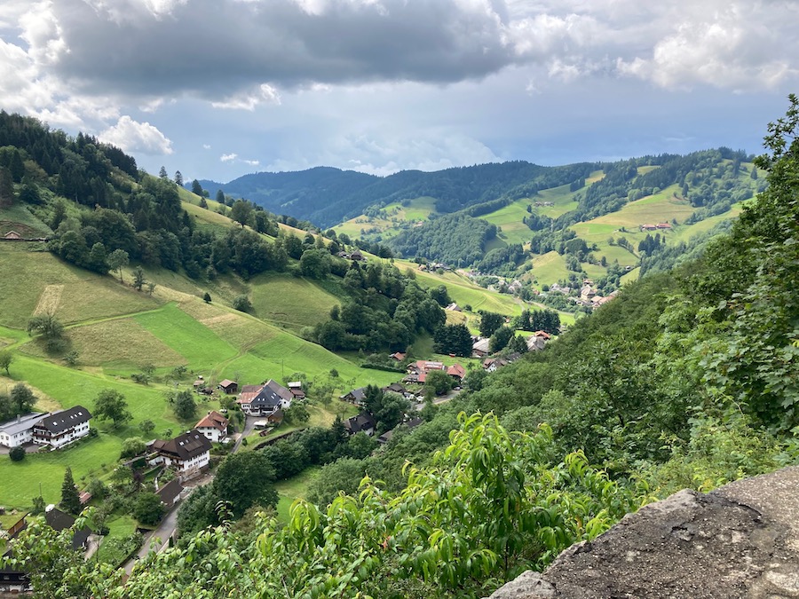 Die Paßstraße am Münstertal