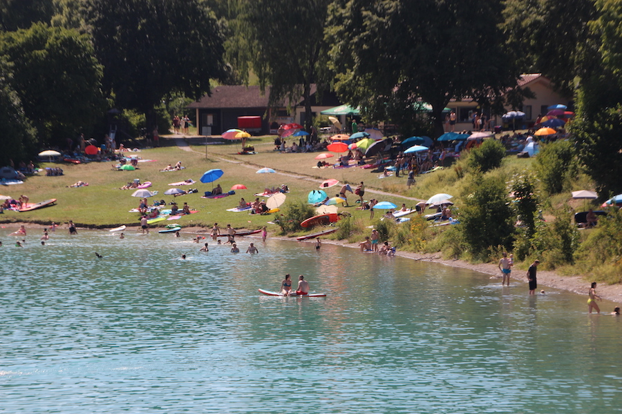 Badestellen am Forggensee