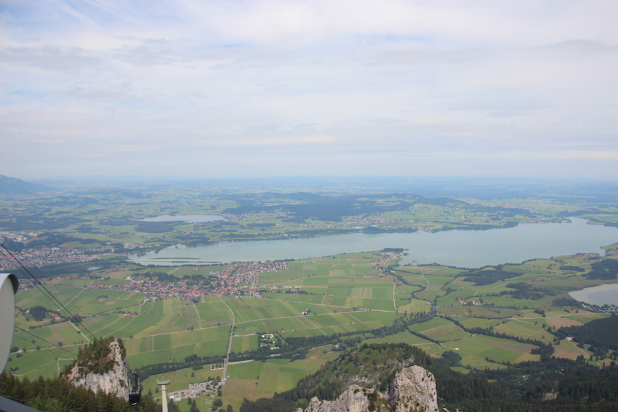 Der Forggensee vom Tegelberg aus