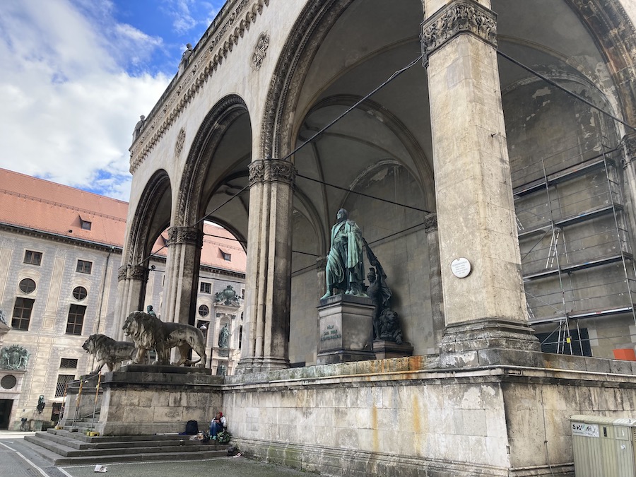 Die Feldherrnhalle stamt noch vom ersten König Ludwig
