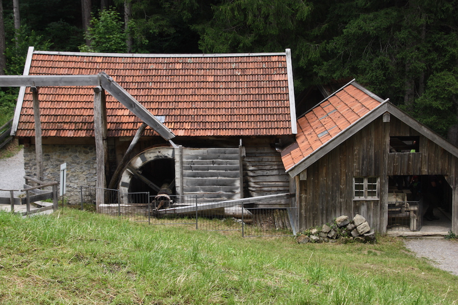 Freilichtmuseum Glenleiten - hier eine alte Mühle