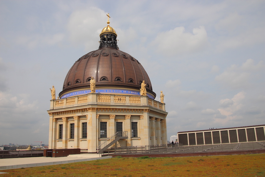 Die 2022 fertiggestellte Kuppel erstrahlt wie in früherer Schönheit