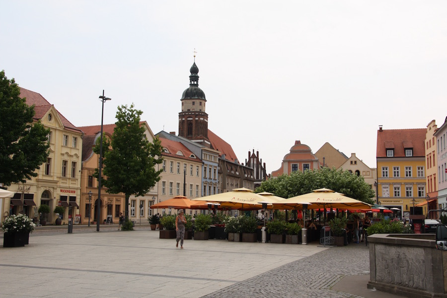Der Altmarkt in Cottbus