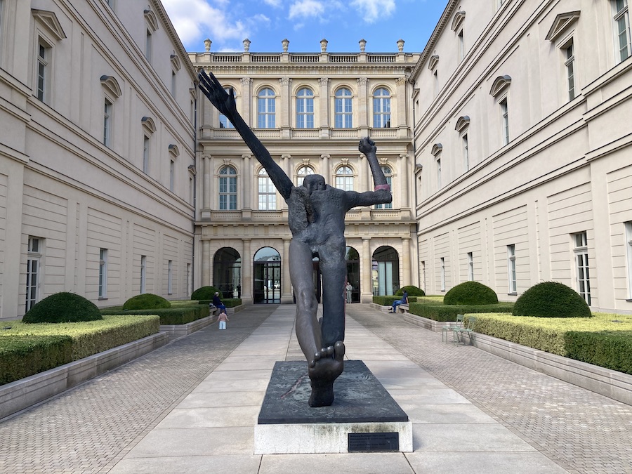 Der Innenhof des Museum Barberini
