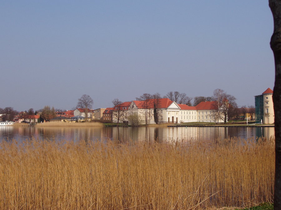 Rheinsberg von der Seeseite her