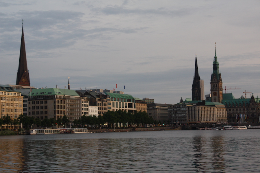 Binnenalster am Abend