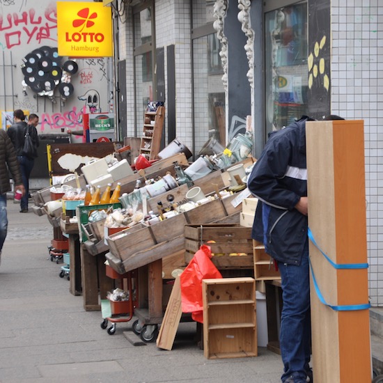 Ein Haushaltswarengeschäft in der „Schanze“