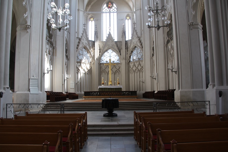 Innenraum der Greifswalder St. Nikolaikirche