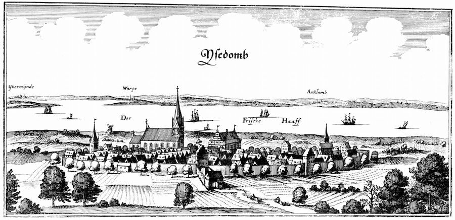 Usedom in der Darstellung Mattäus Merians 1622