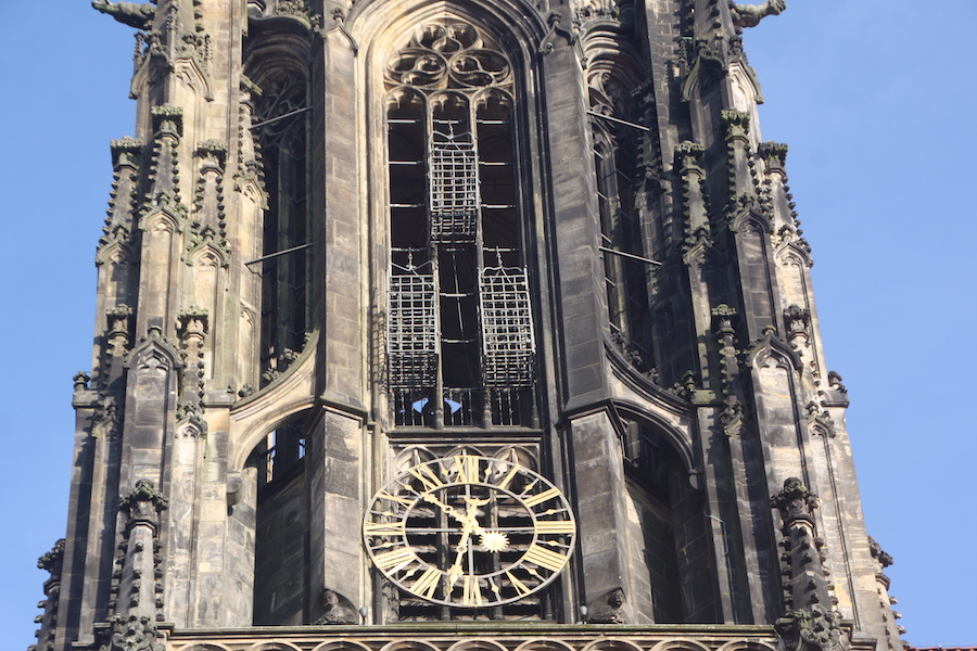 Die Käfige am Turm von St. Lamberti