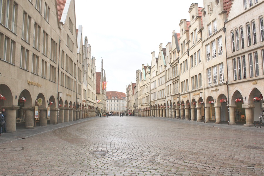 Der Prinzipalmarkt ftüh morgens