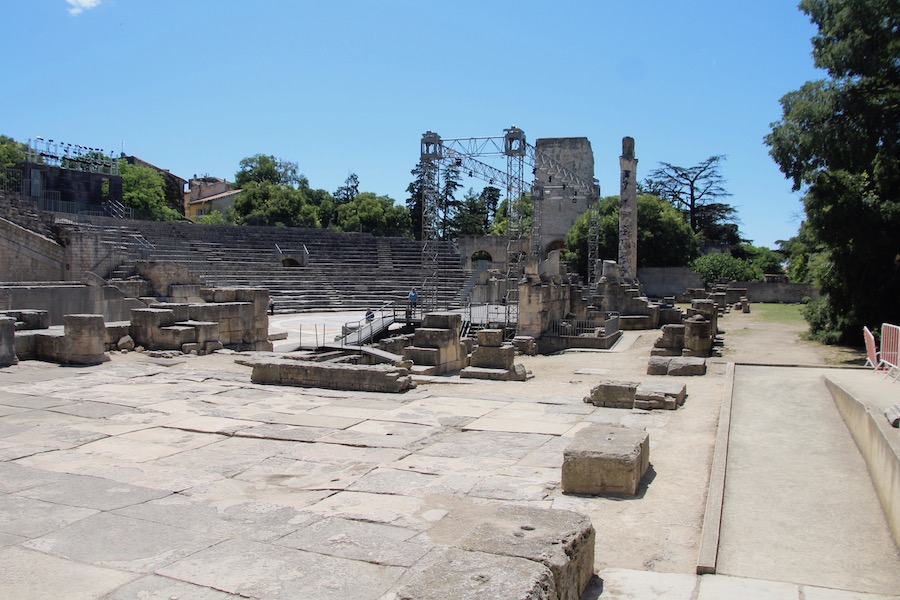 Das römische Theater von  Arles