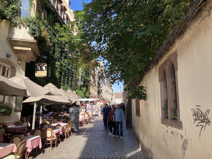 Die Strasbourger „Rue de maroquin“ am Münster