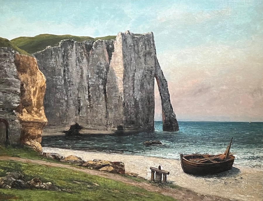 Courbets „Etretat“-Bild