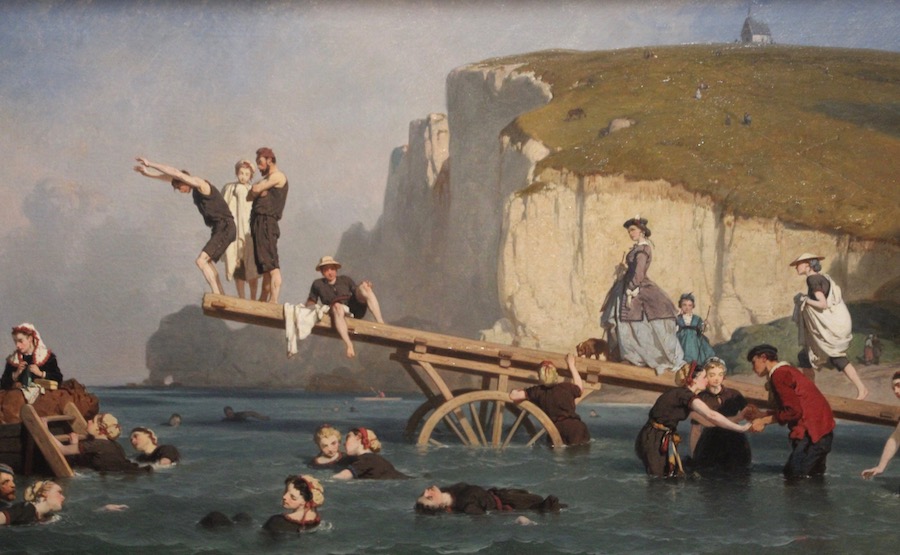 Poittevin, Baden in Ètretat