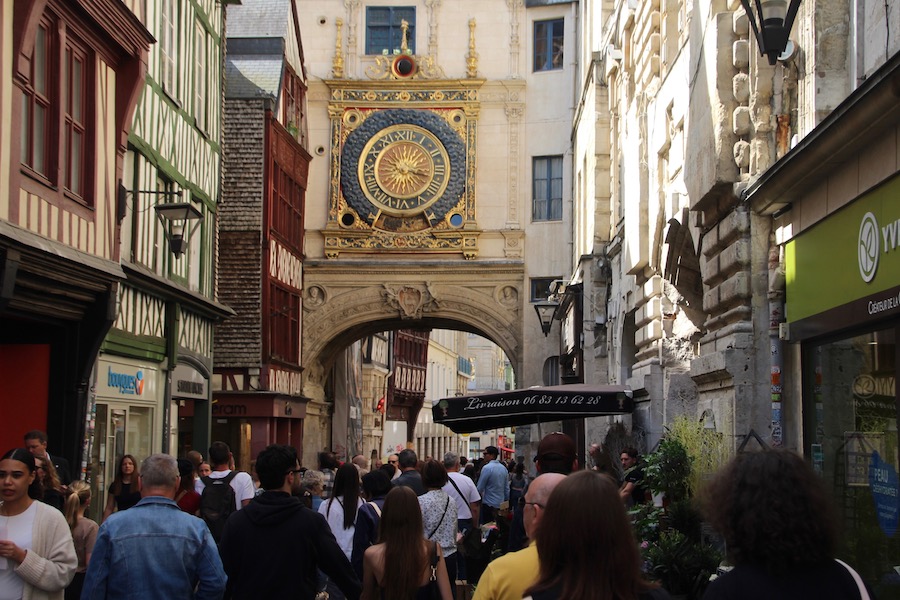 Der Uhrenturm / Gros Horloge in Rouen
