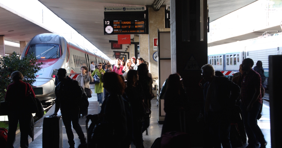 Derr Florenzer Bahnhof, ein Kopfbahnhof