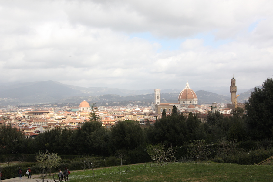 Florenz - Skyline von den „gardina bobuli“