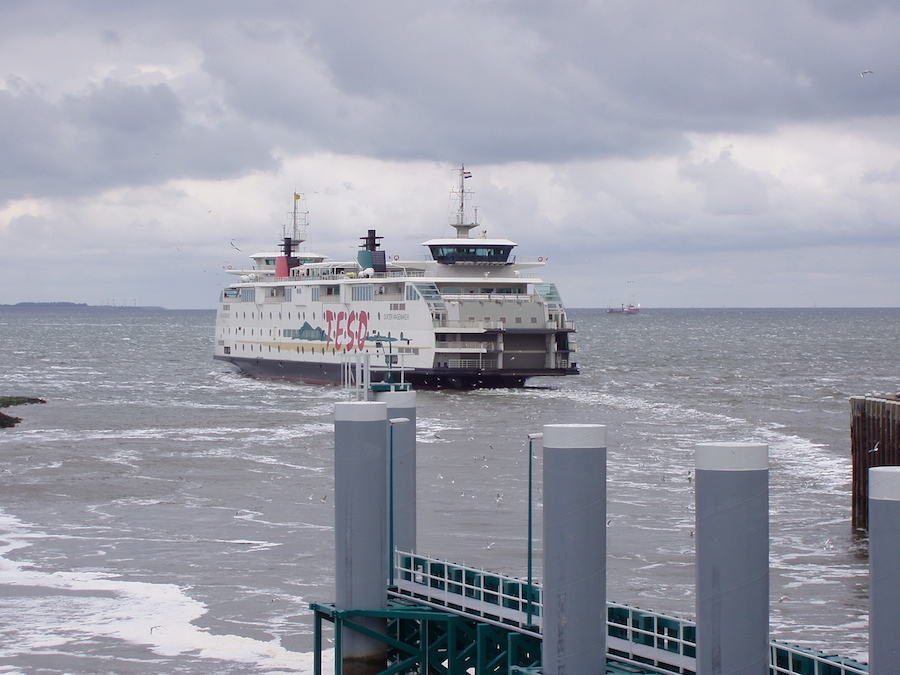 Die Fhre auf dem Weg nach Texel